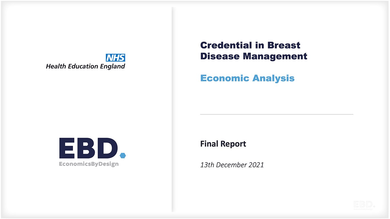 The Economic Value of the Breast Clinician Credential